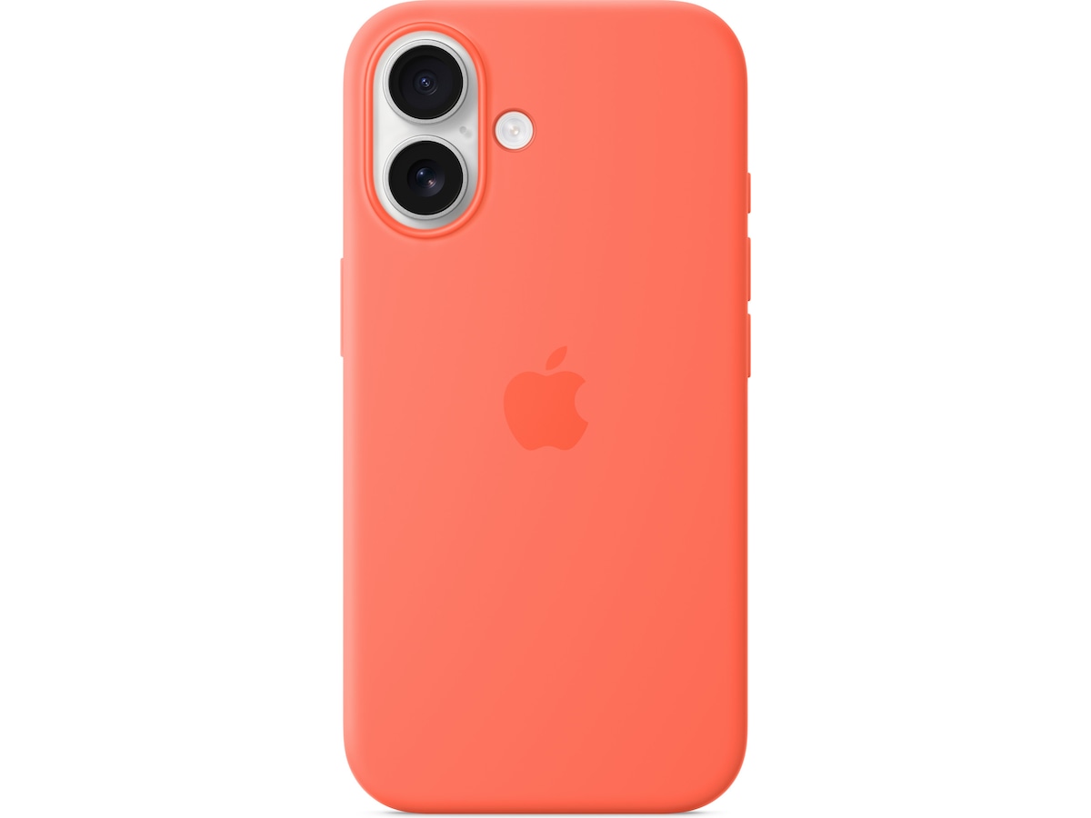 Apple iPhone 16 Silikondeksel (mandarin) Deksel til mobiltelefon