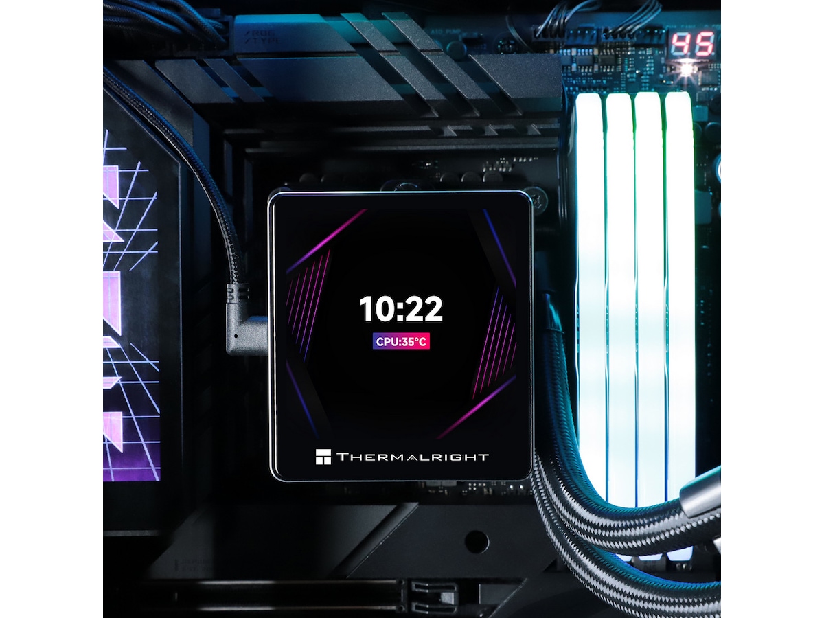 Thermalright Grand Vision 360 Argb CPU Kjøler (sort) CPU - Vannkjøling