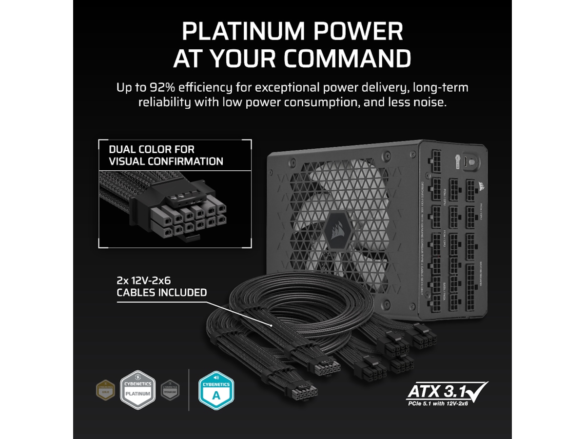 Corsair HXi Series HX1200i PSU (sort) Enheter
