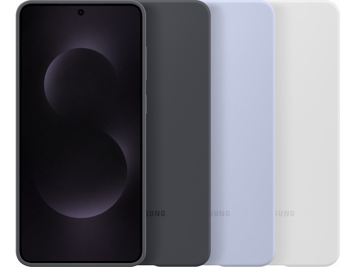 Samsung Galaxy S25 Edge Silikondeksel (lys grå) Deksel til mobiltelefon