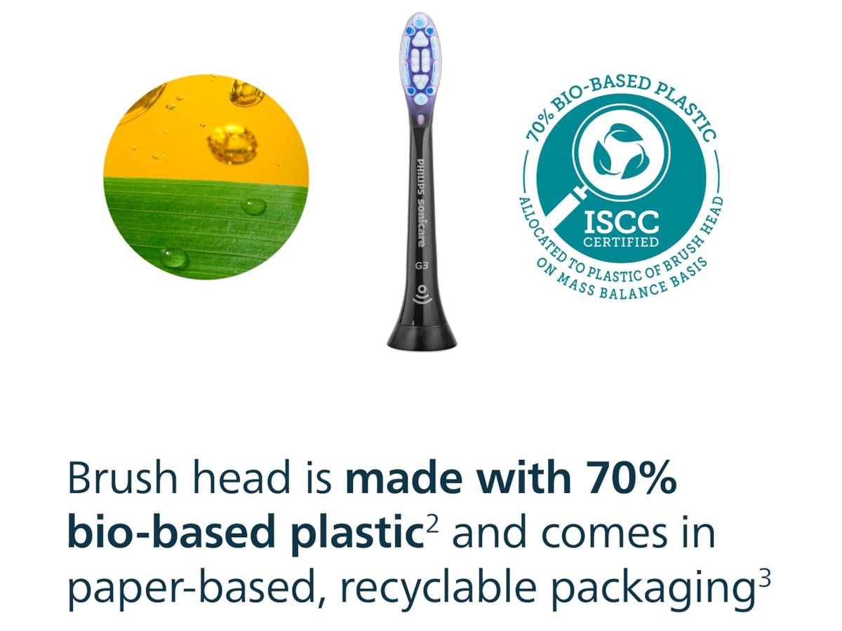 Philips Sonicare G3 Premium Gum Care tannbørstehoder (5 pack, sort) Tannbørstehoder