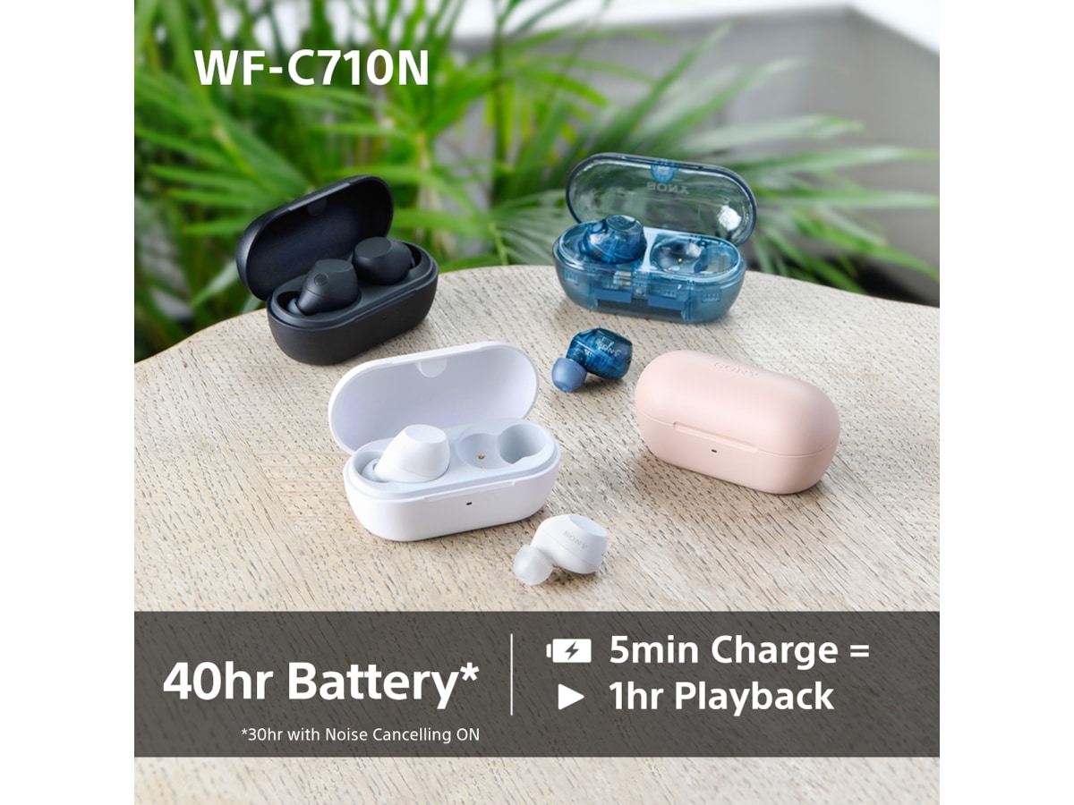 Sony WF-C710N Trådløse ørepropper, In-ear (hvit) Ørepropper
