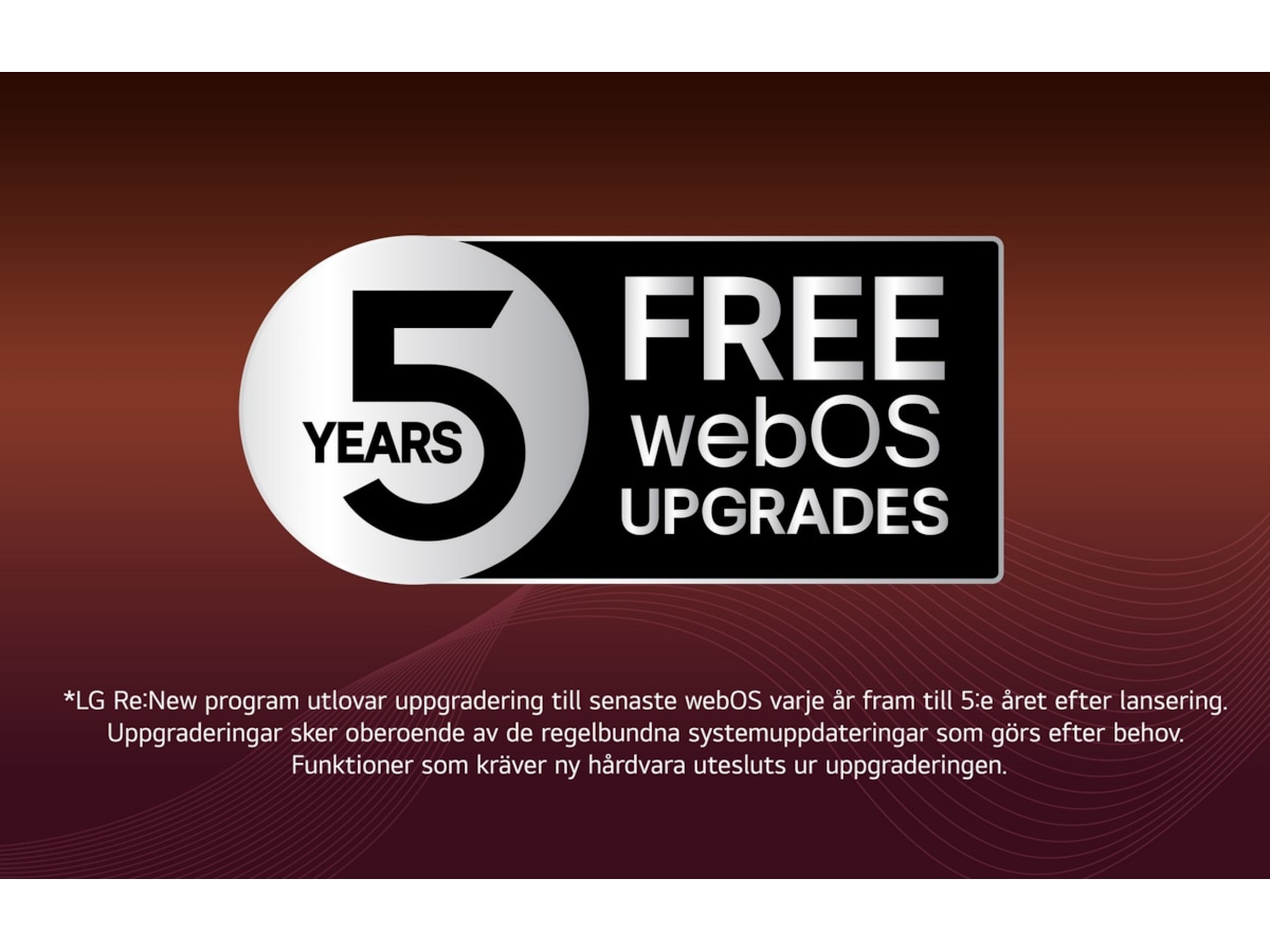 LG 97" M5 AI 4K OLED Smart TV (2025) Over 80 tommer TV