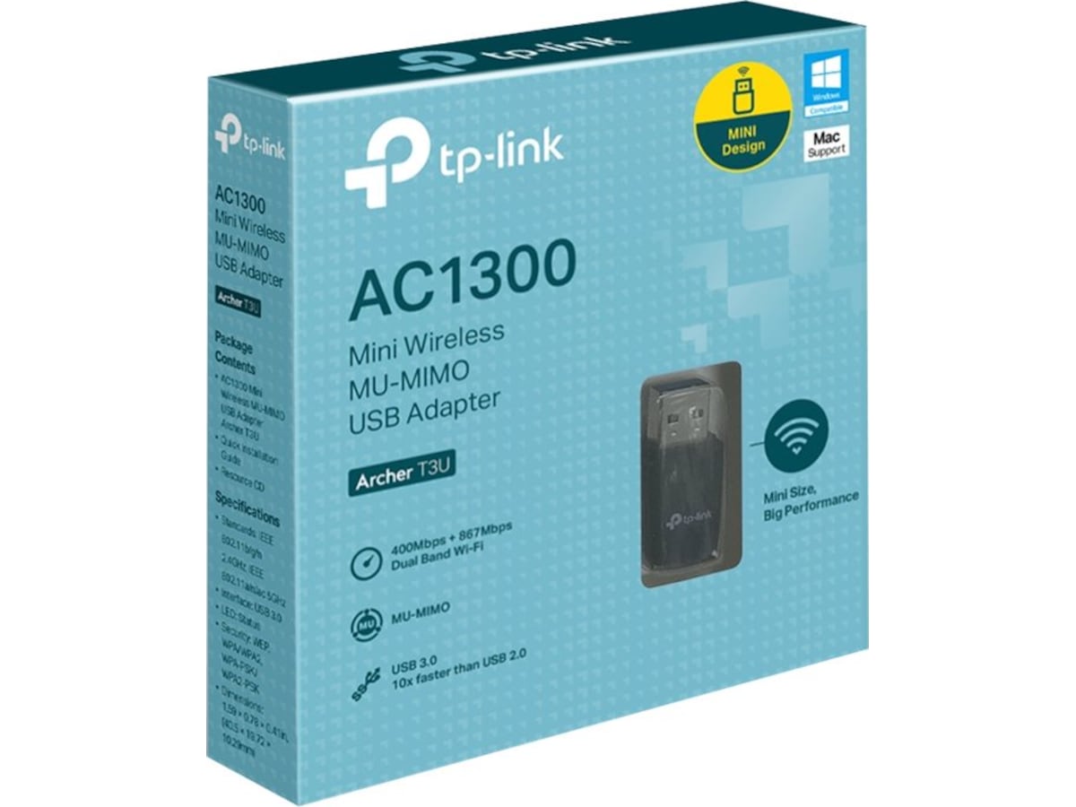 TP-Link Archer T3U USB Adapter Nettverkskort