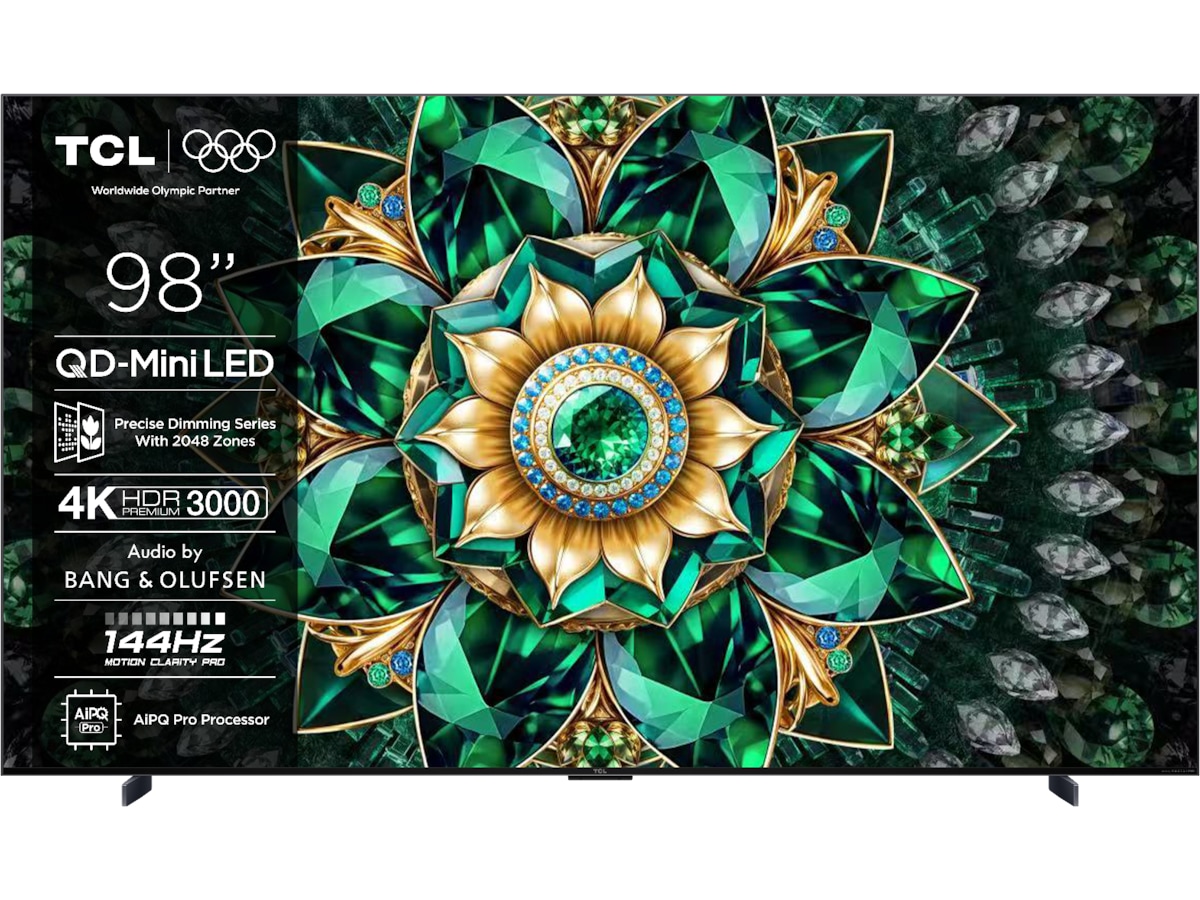 TCL 98" Q7C 4K QD-Mini LED Google TV Over 80 tommer TV