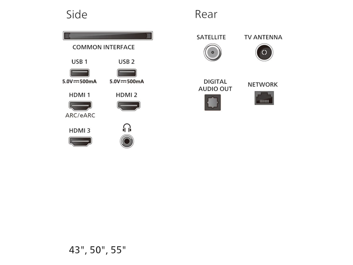 Philips 43" PUS8000/12 4K LED Smart Ambilight TV (2025) 20 - 49 tommer TV