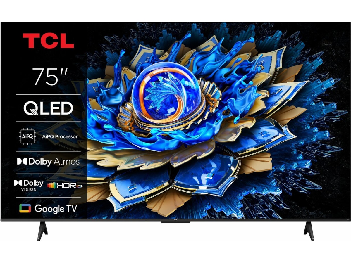 TCL 75" T69C 4K QLED Google TV 70 - 79 tommer TV