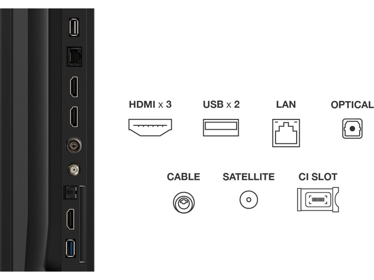 TCL 75" T69C 4K QLED Google TV 70 - 79 tommer TV