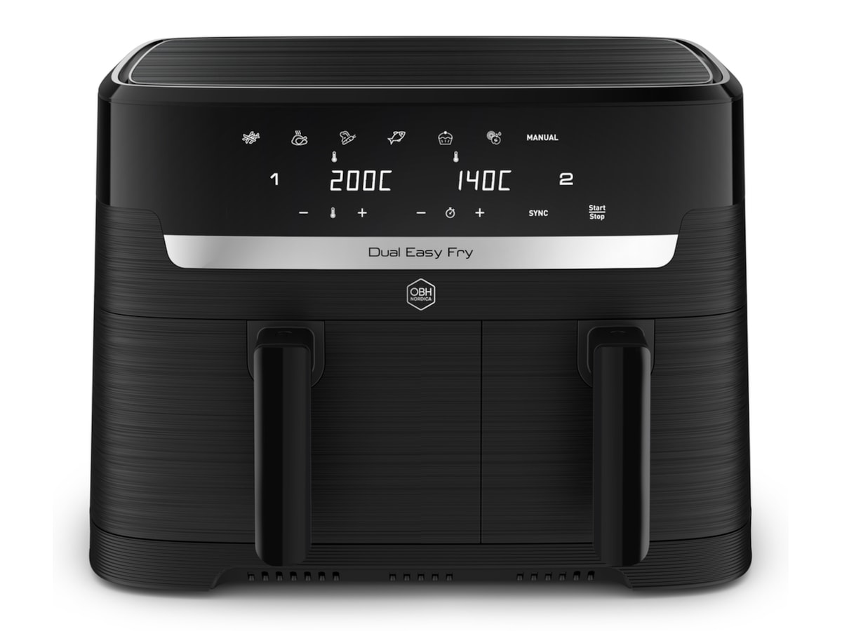 OBH Nordica Dual Easy Fry Air fryer AG901NS0 Airfryer