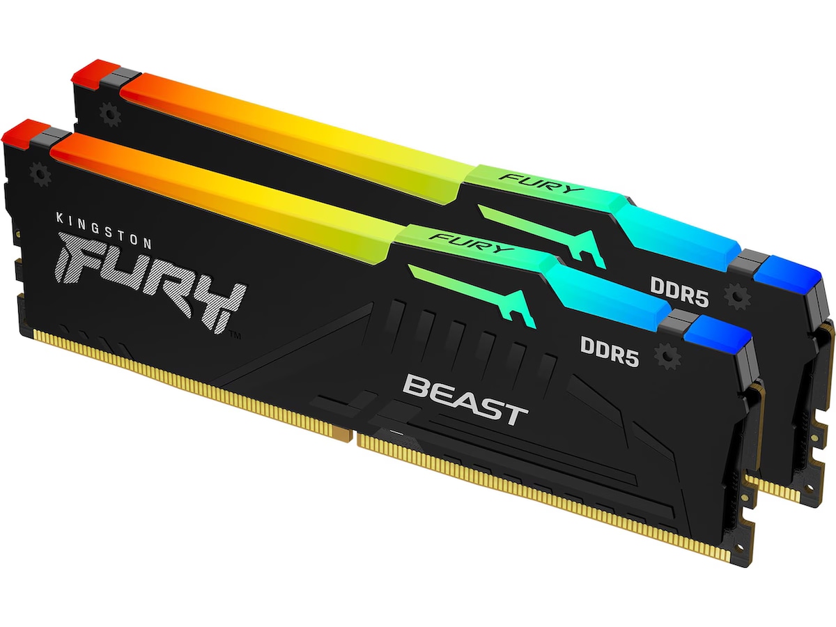 Kingston Fury Beast RGB DDR5 6000 MHz 64GB Minnebrikker