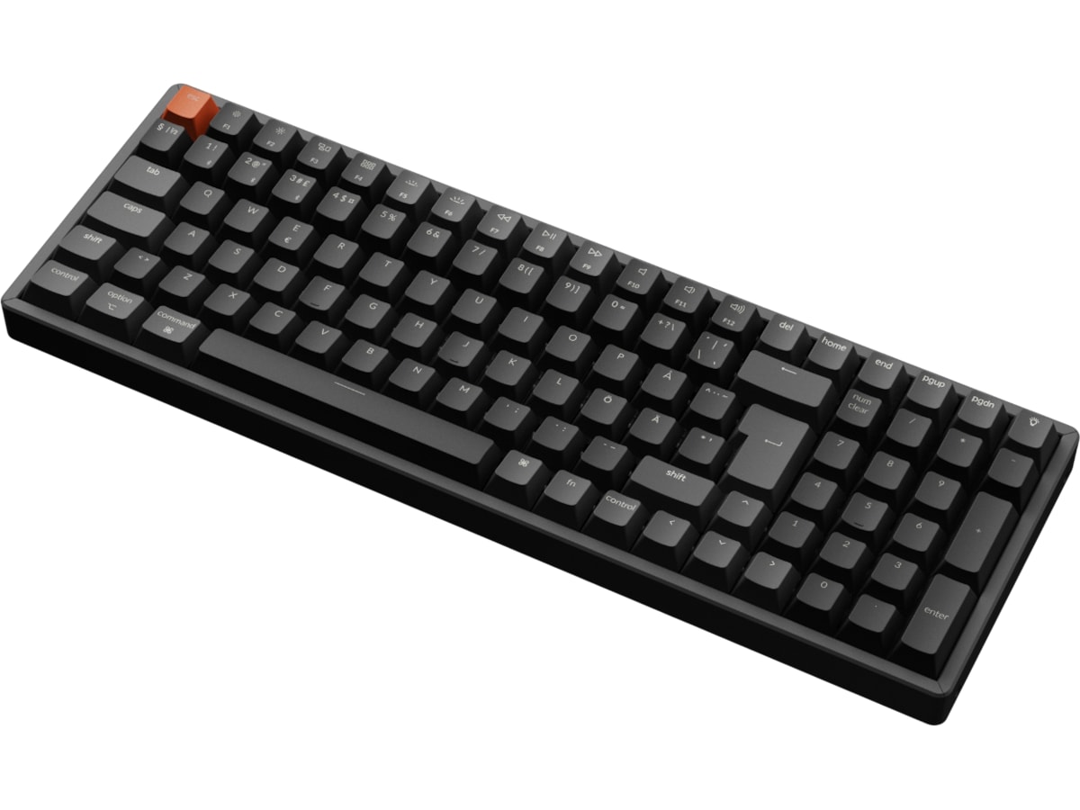 Keychron K4 V3 RGB Aluminium Hot Swap QMK Super Red Switch trådløst tastatur Gamingtastatur