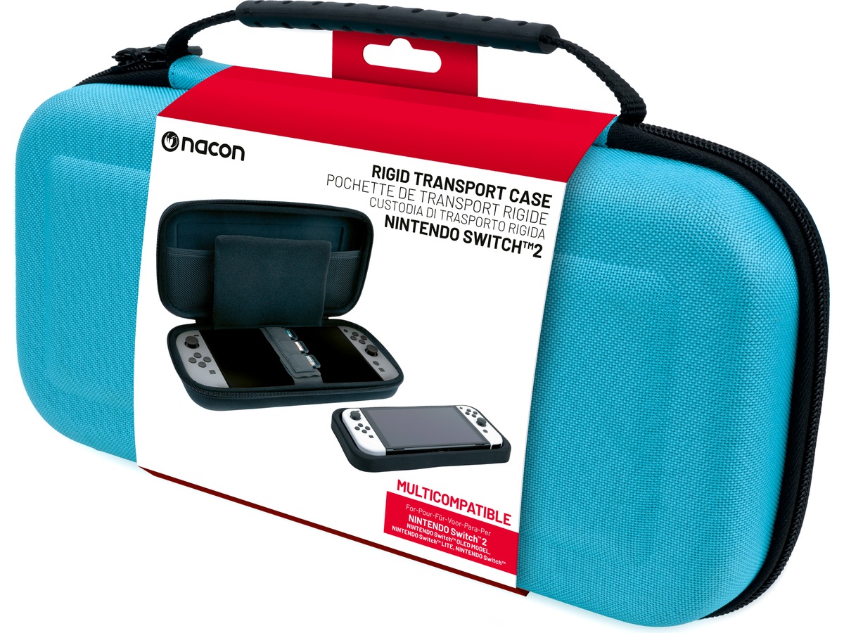 Nacon Transport Case for Nintendo Switch 2 (blå) Tilbehør