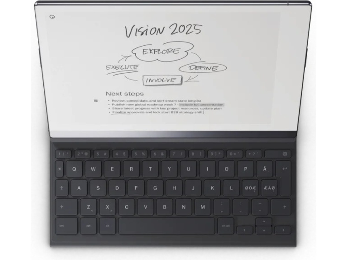reMarkable 2 Type Folio tastaturdeksel (blekksort) Tilbehør til digitale notatblokker