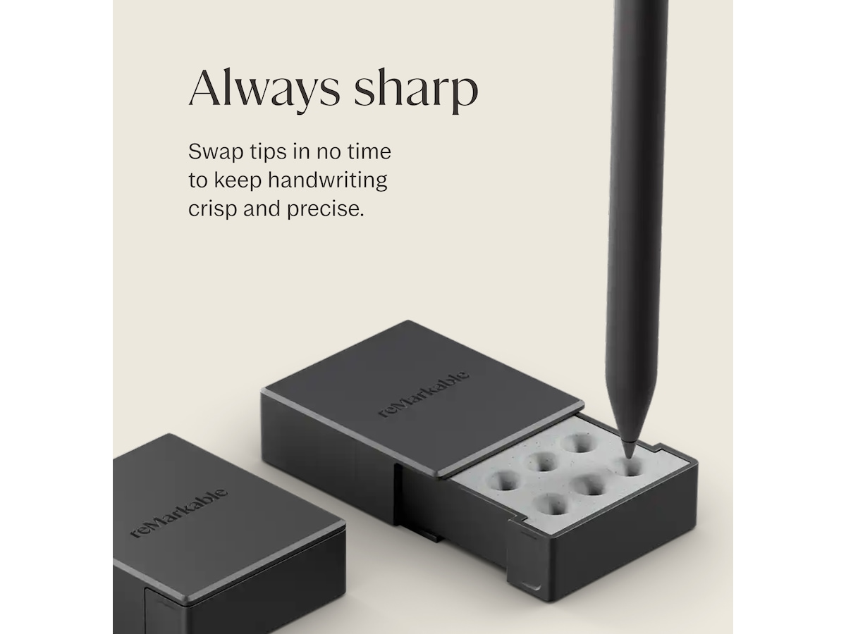 reMarkable Paper Pro Marker spisser, 6-pack (sort) Tilbehør til digitale notatblokker