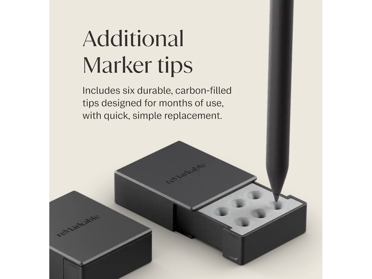 reMarkable Paper Pro Marker Plus (varm sort) Tilbehør til digitale notatblokker