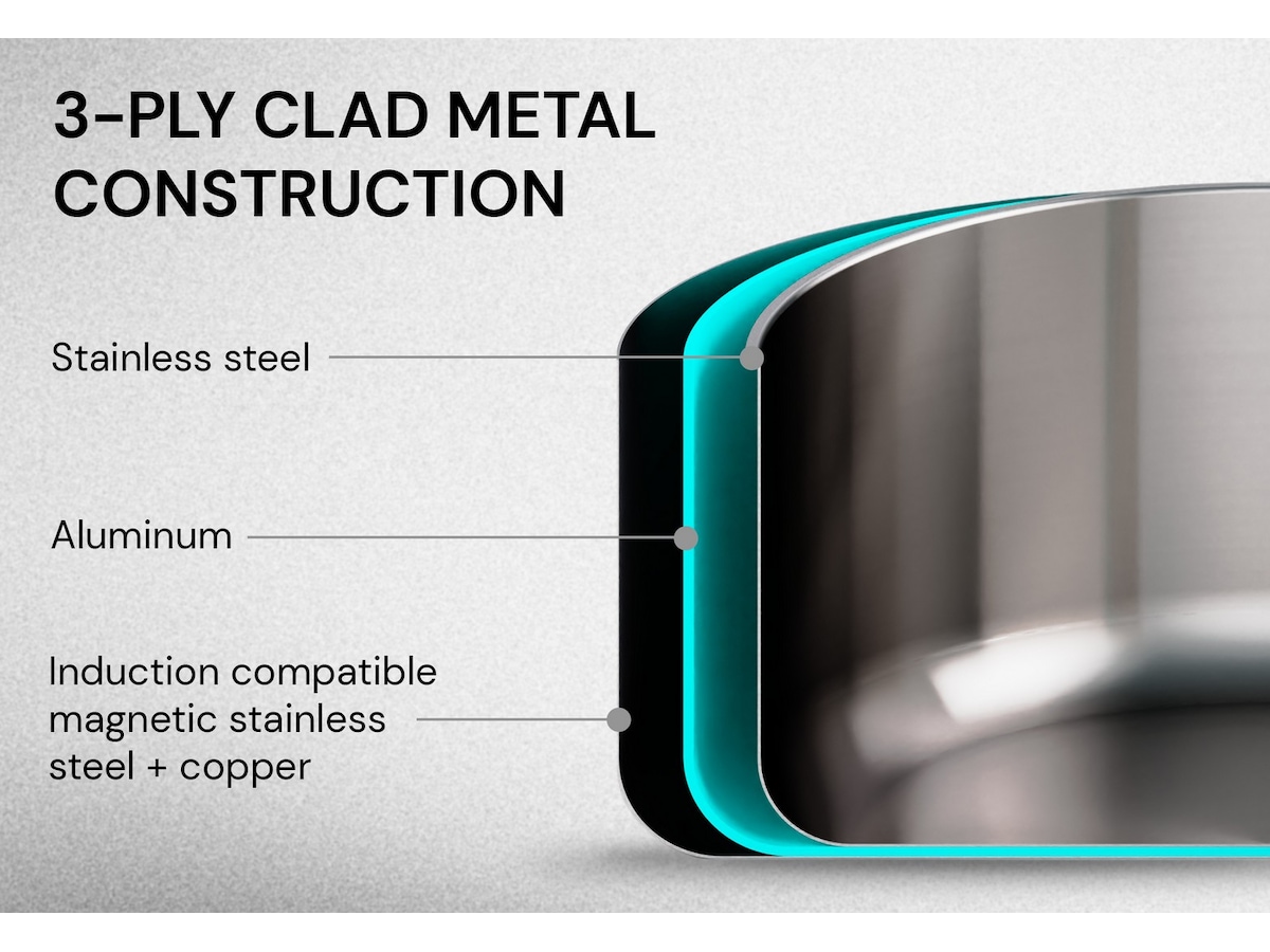 Austin and Barbeque AABQ Pro 1,5L 16cm kasserolle Kasseroller