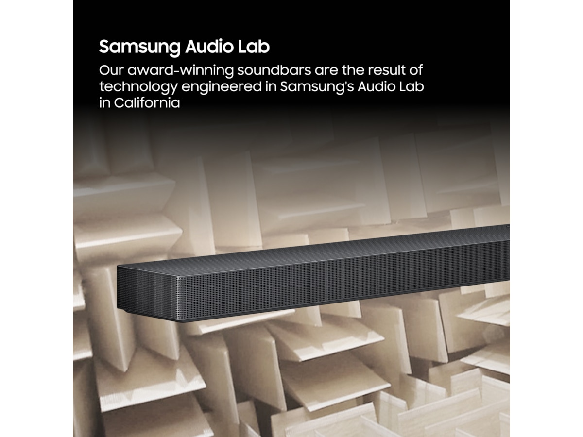 Samsung HW-QS710F soundbar med subwoofer (2025) Lydplanker