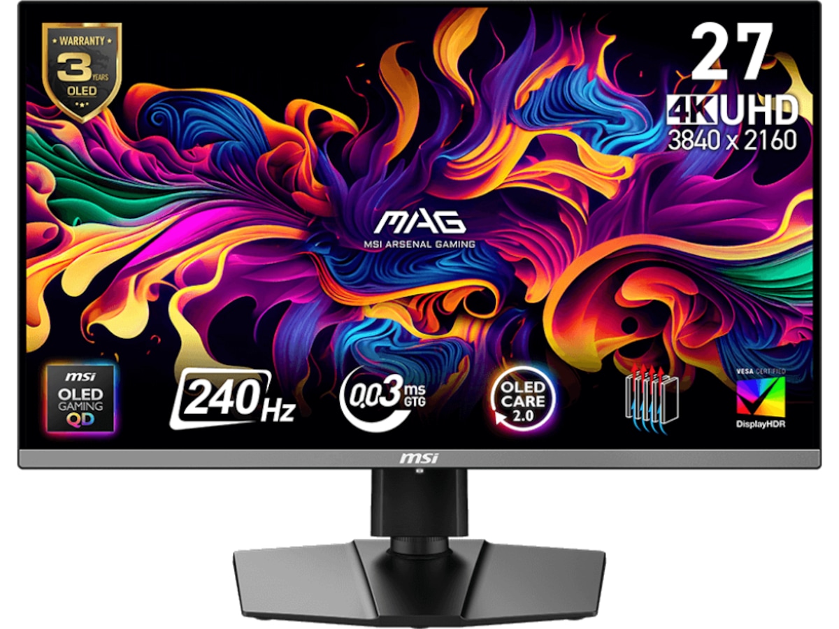 MSI 27" 4K gamingskjerm MAG 272UP X24 Skjermer