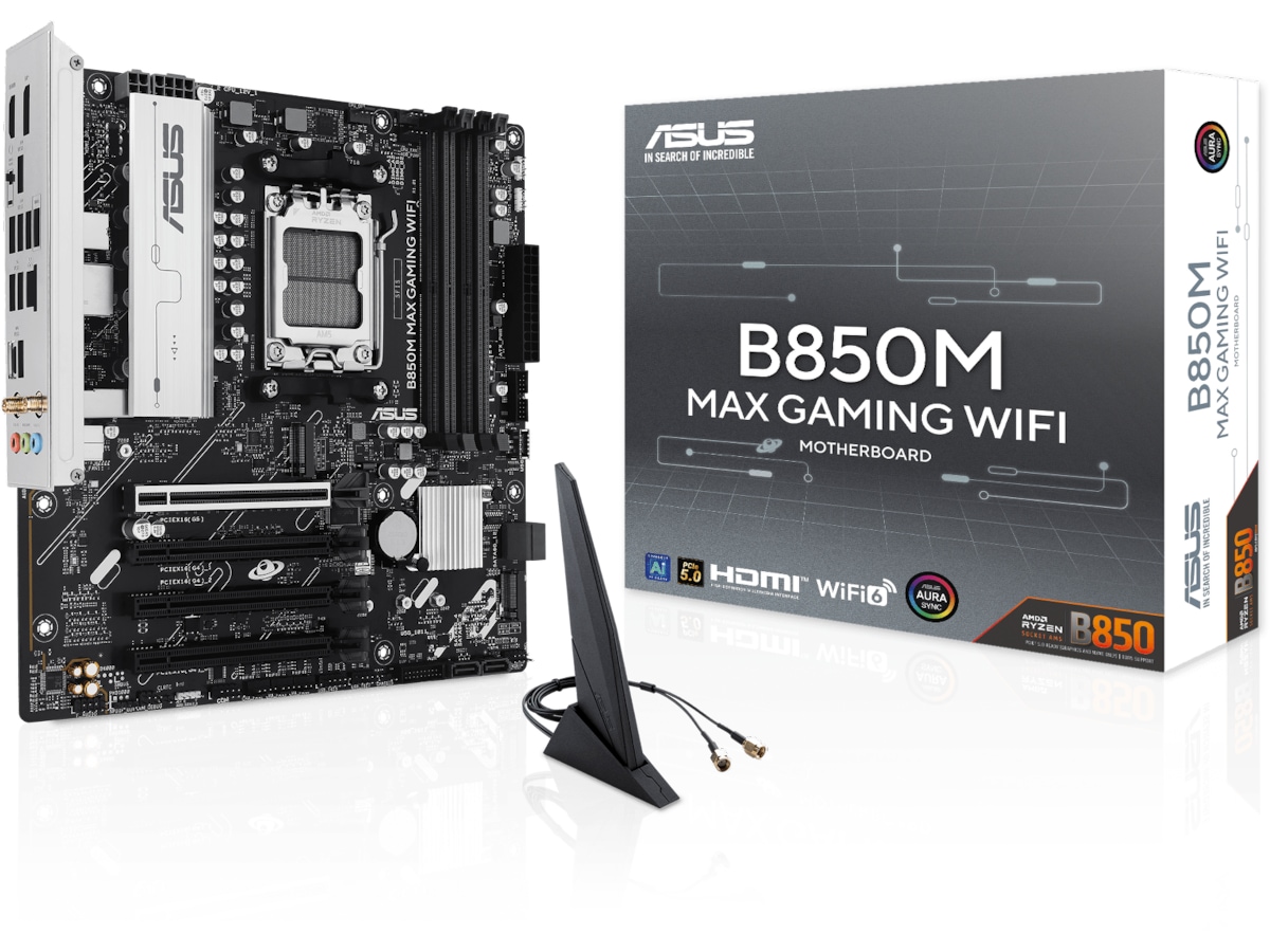 Asus B850M MAX GAMING WIFI Hovedkort AMD Socket