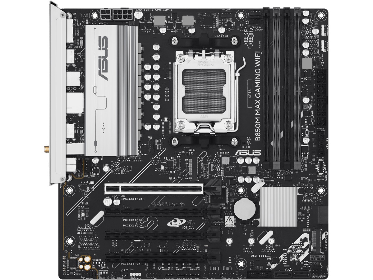 Asus B850M MAX GAMING WIFI Hovedkort AMD Socket