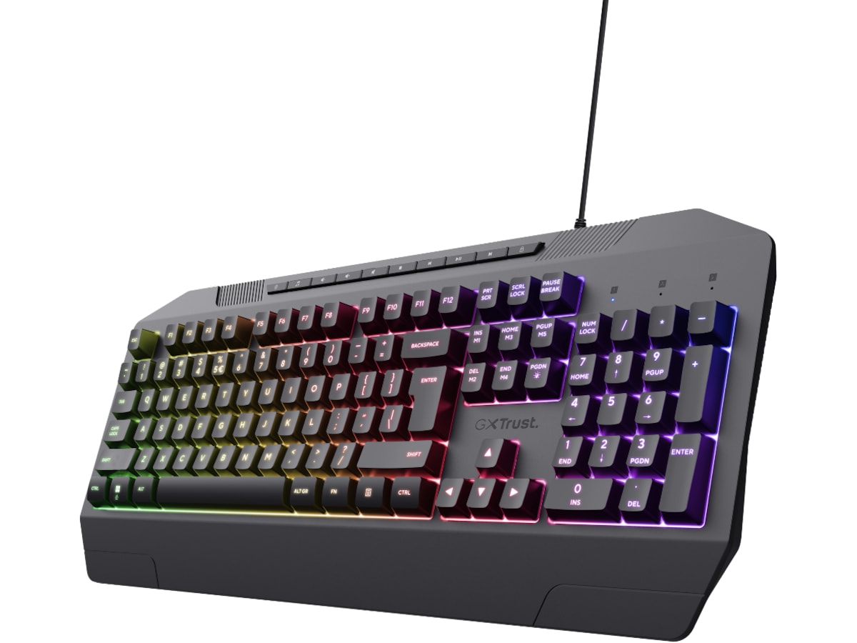 Trust GTX 836 Evocx Illuminated Gamingtastatur Gamingtastatur