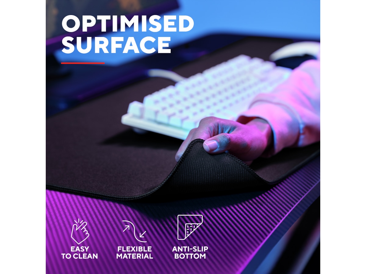 Trust GXT 759 XXL Gamingmusematte (sort) Gamingmusematte