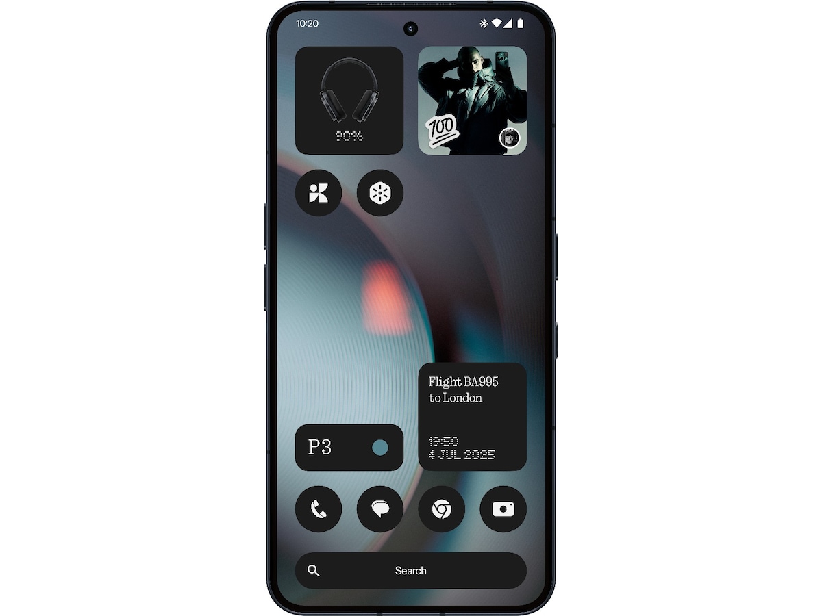 Nothing Phone (3) 512GB (sort) Mobiltelefoner
