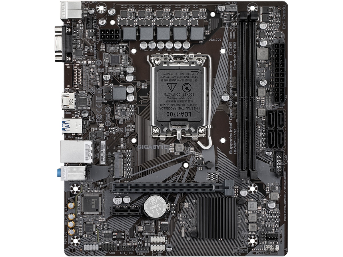 Gigabyte H610M H V2 Hovedkort Intel Socket