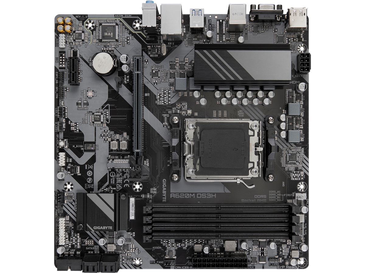 Gigabyte A620M DS3H Hovedkort AMD Socket