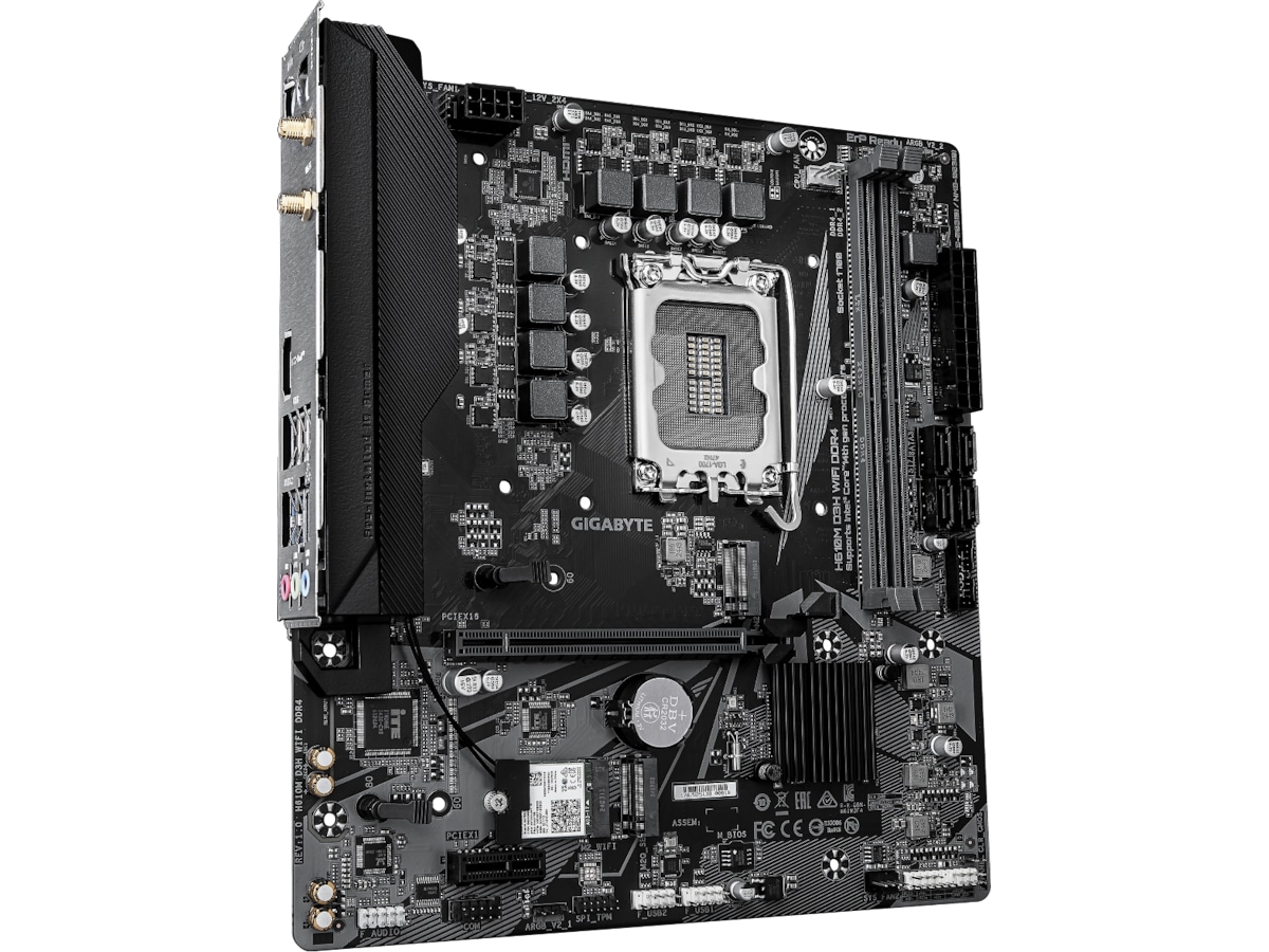 Gigabyte H610M D3H DDR4 WIFI Hovedkort Intel Socket
