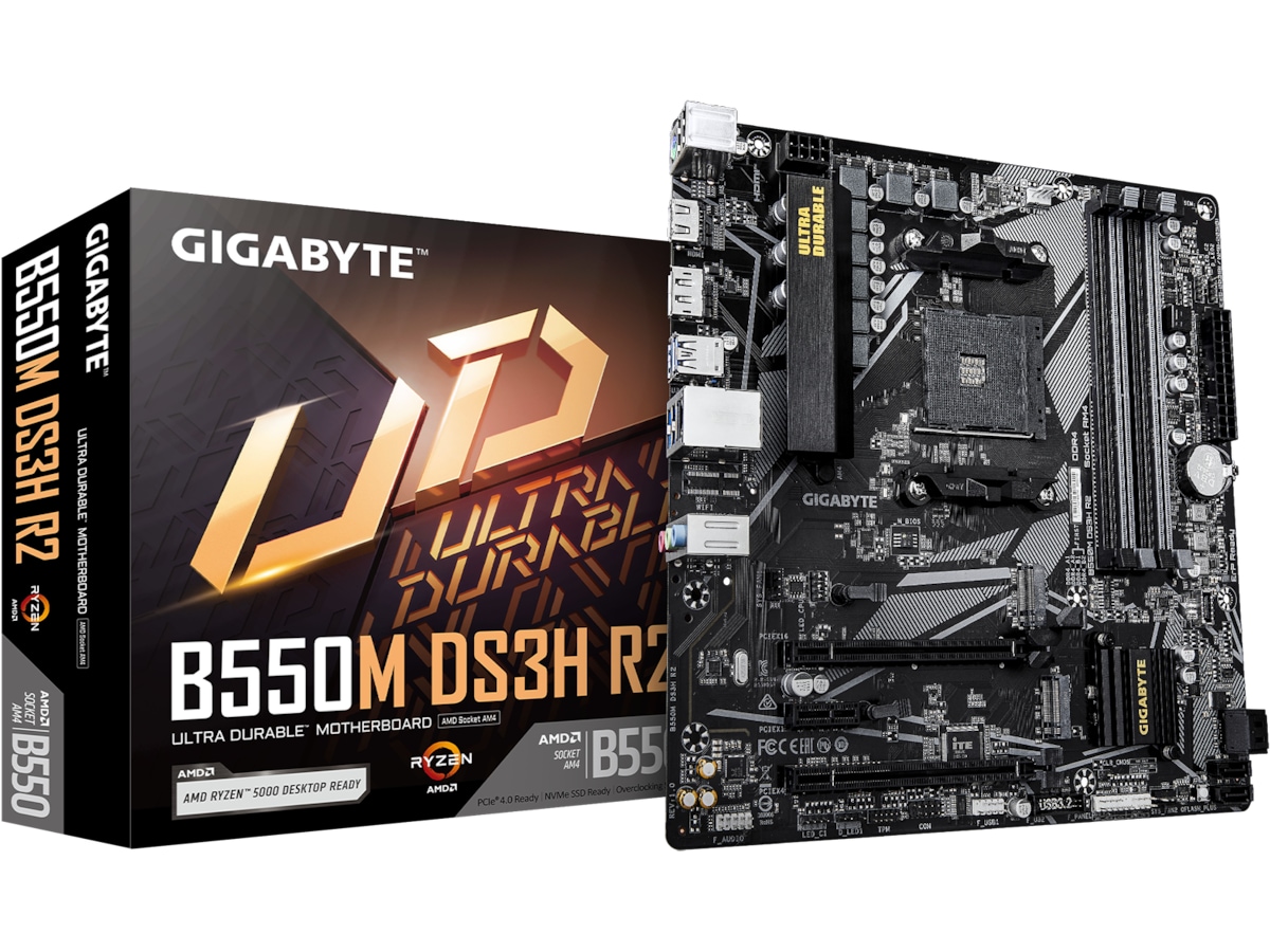 Gigabyte B550M DS3H R2 Hovedkort AMD Socket