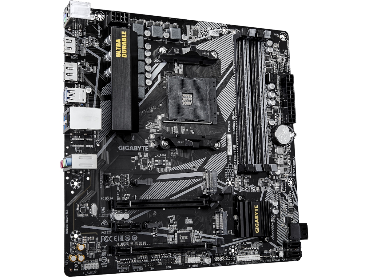 Gigabyte B550M DS3H R2 Hovedkort AMD Socket