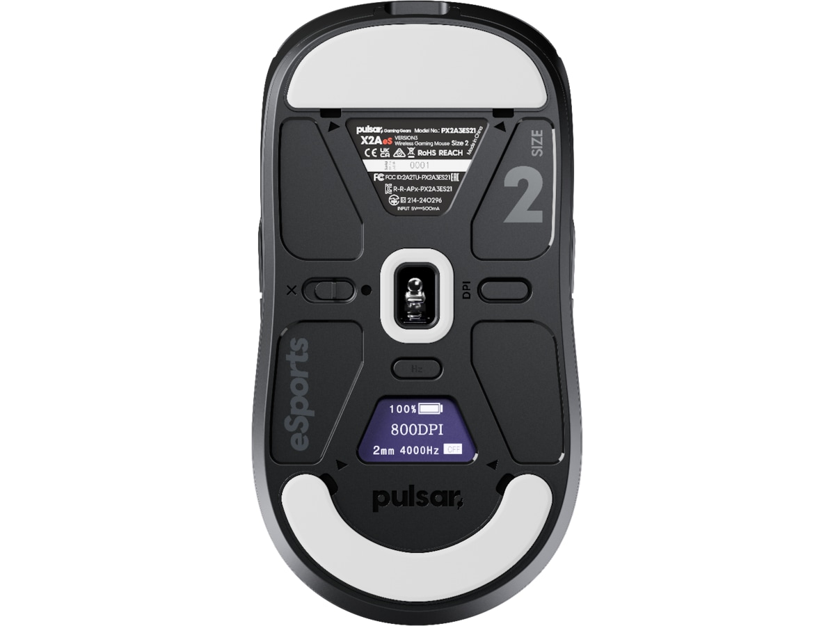Pulsar X2A v3 eS Mini Trådløs Gamingmus (sort) Gamingmus