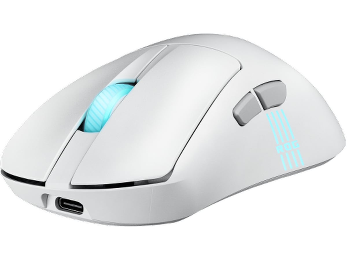 Asus ROG Keris II Origin Trådløs Gamingmus (hvit) Gamingmus