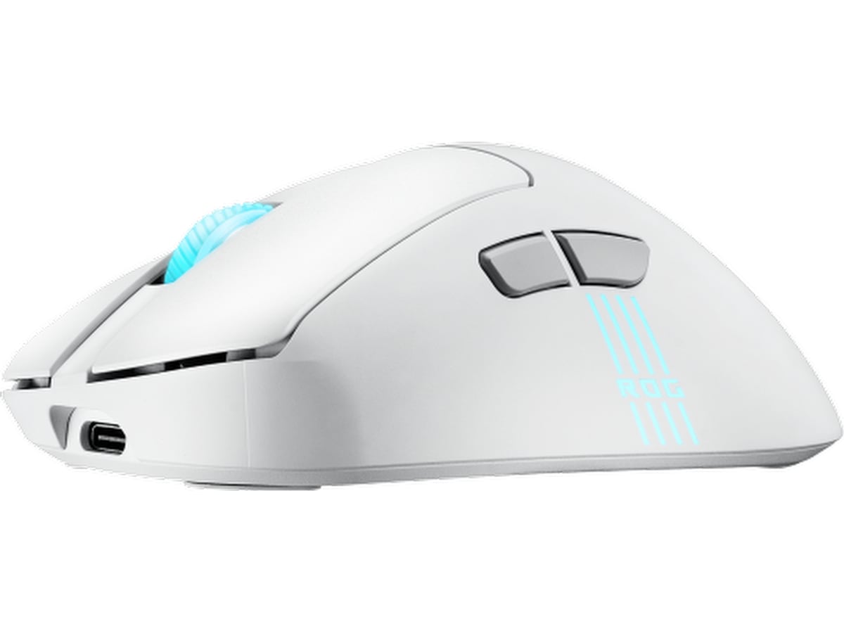 Asus ROG Keris II Origin Trådløs Gamingmus (hvit) Gamingmus