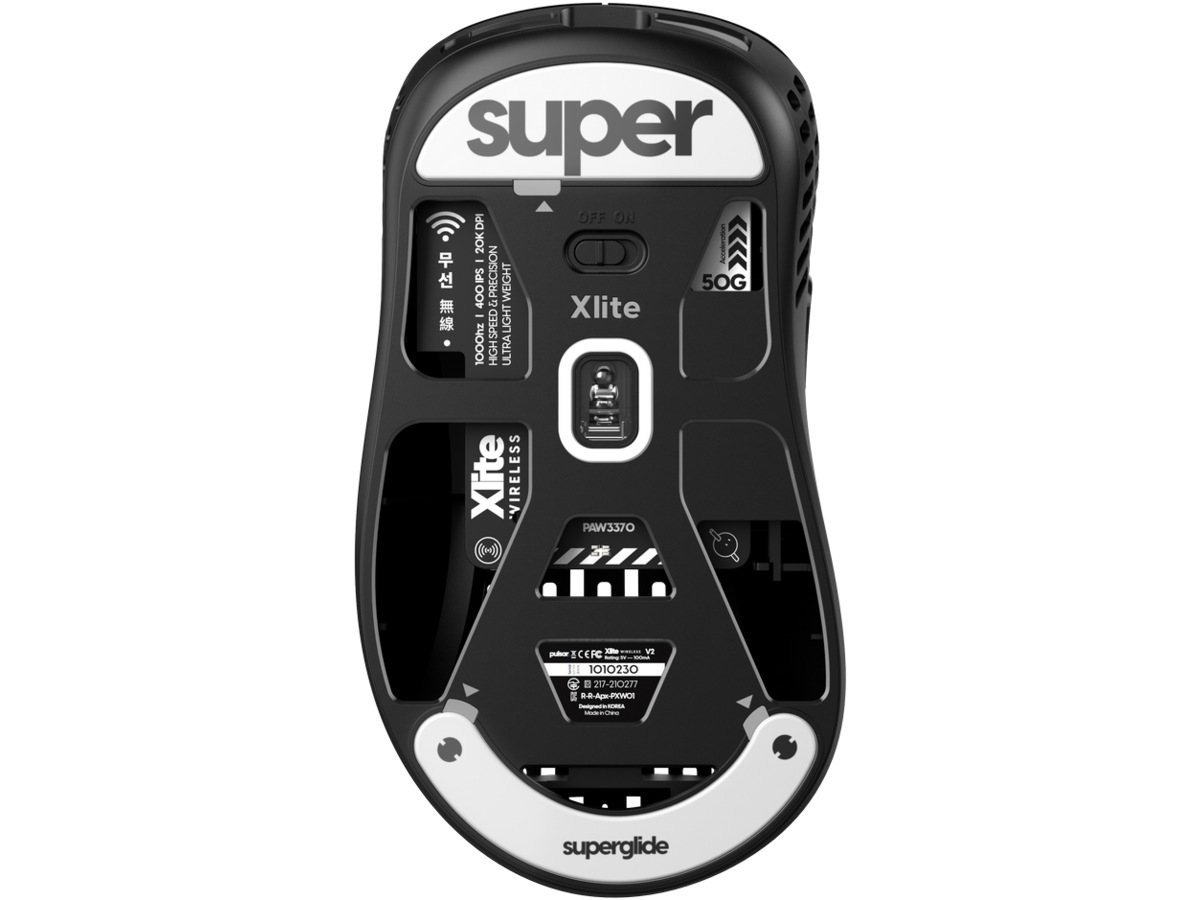 Pulsar Superglide Type-C Xlite Series (hvit) Tilbehør