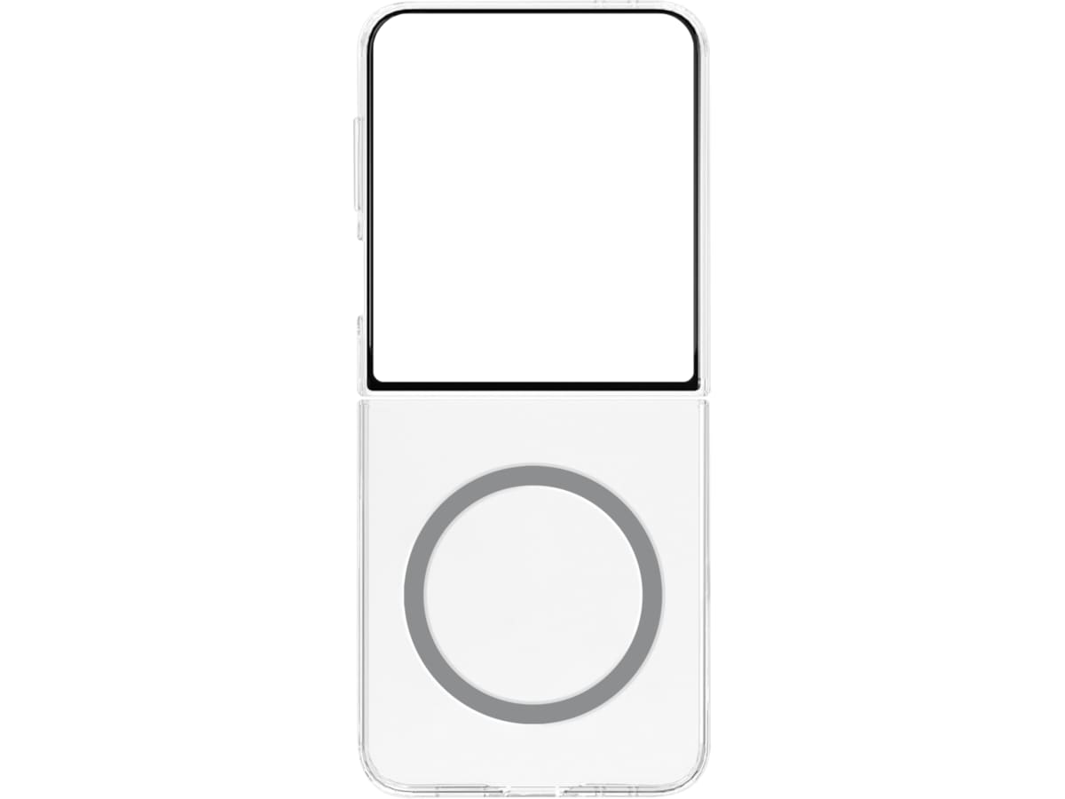Samsung Galaxy Z Flip7 Clear Magnet Case (gjennomsiktig) Deksel til mobiltelefon