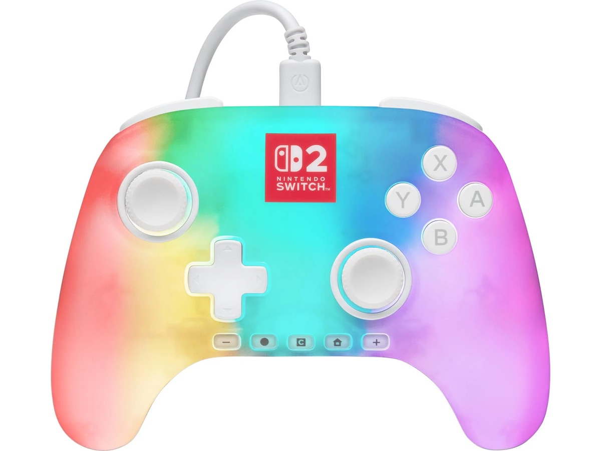 PowerA Advantage kontroller Nintento Switch 2 Lumectra White Tilbehør