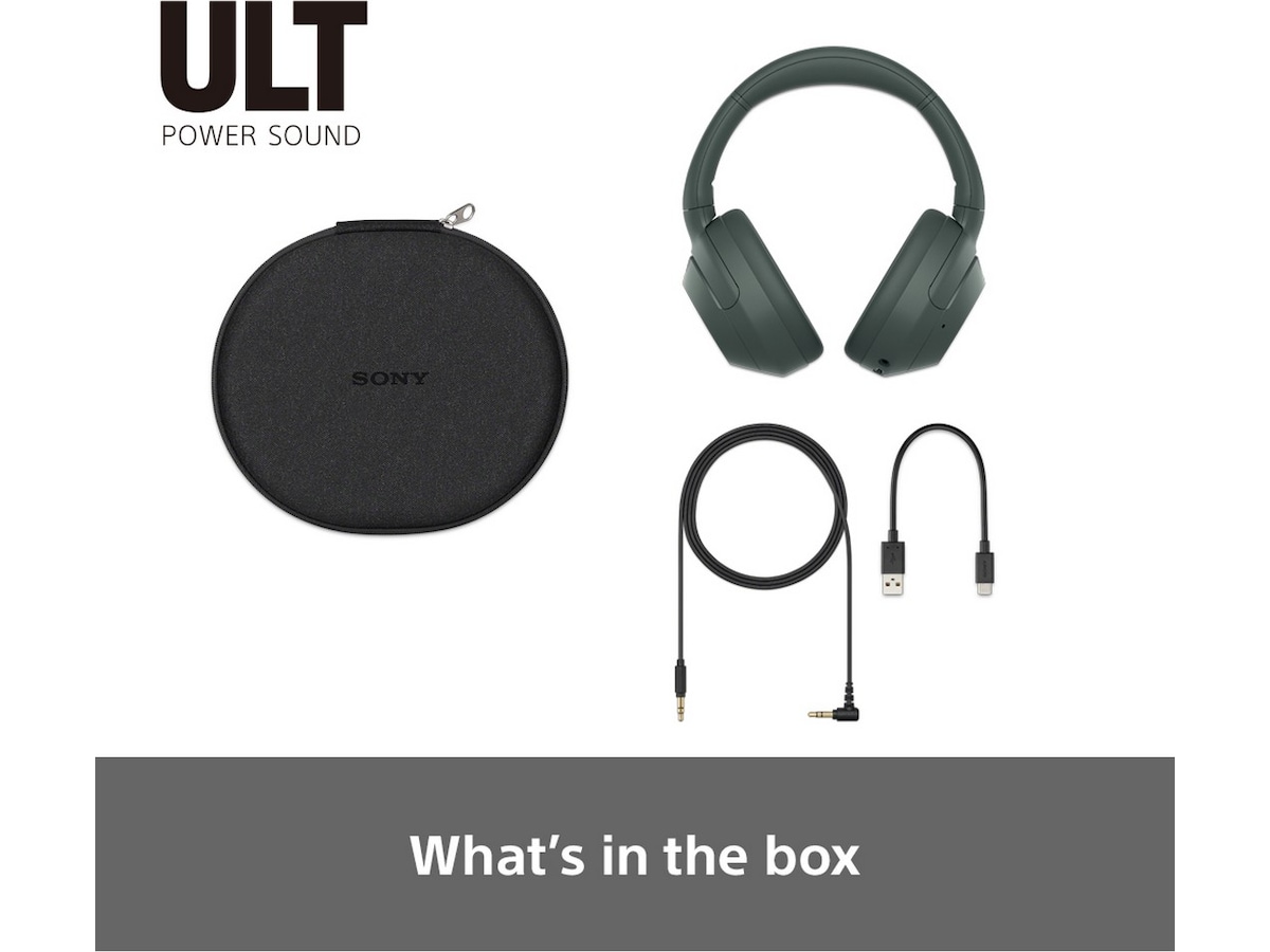 Sony ULT WEAR trådløse hodetelefoner Over-Ear med mic (skogsgrå) Hodetelefoner