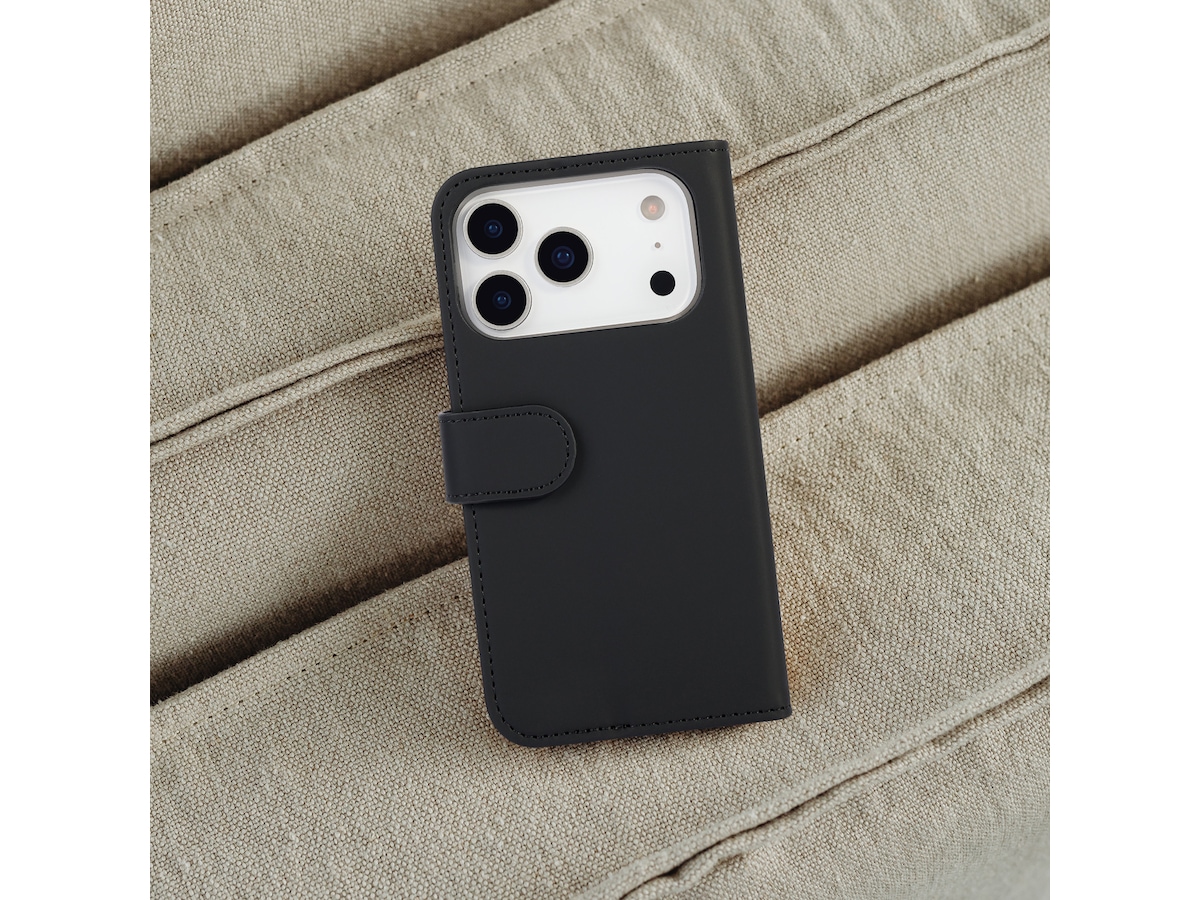 iiglo iPhone 17 Pro Lommebokdeksel (sort) Deksel til mobiltelefon
