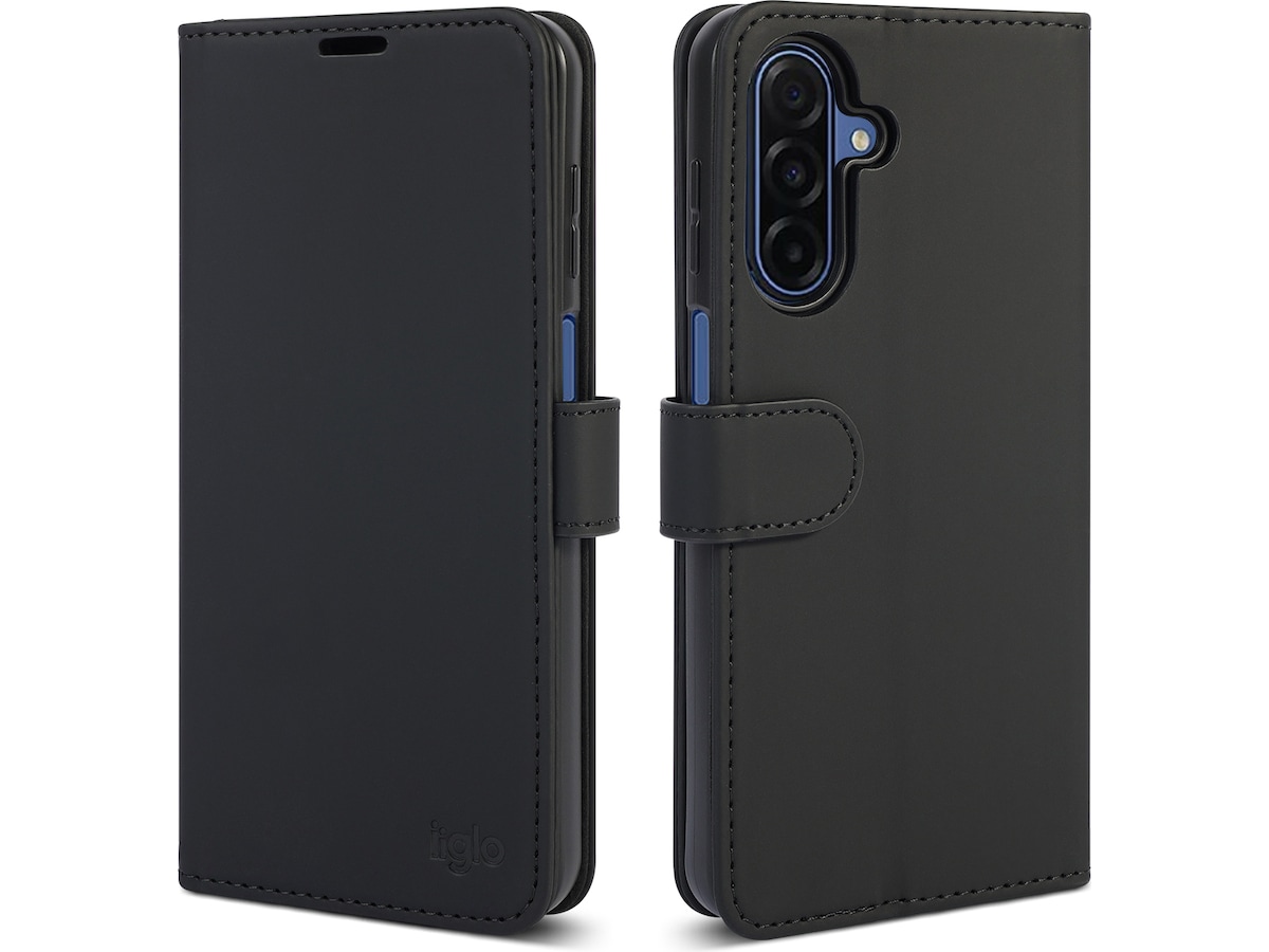iiglo Galaxy A17 Lommebokdeksel (sort) Deksel til mobiltelefon