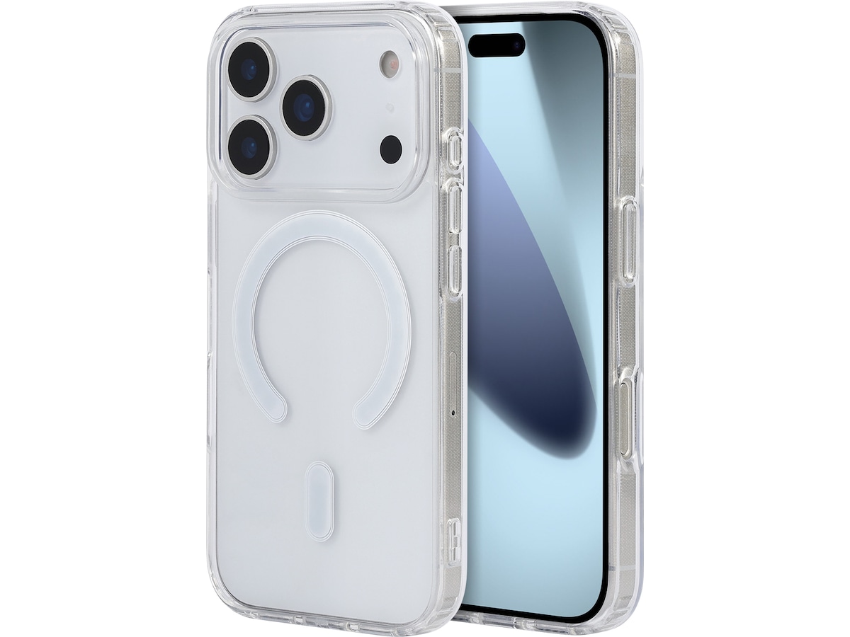iiglo iPhone 17 Pro Magnetic Silikondeksel (gjennomsiktig) Deksel til mobiltelefon