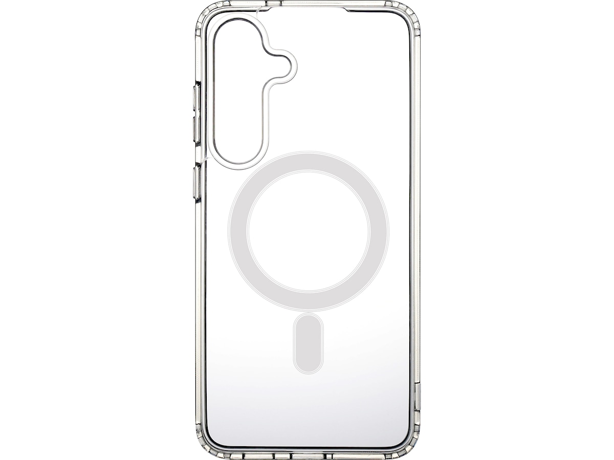 iiglo Galaxy S25 FE Magnetic Silikondeksel (gjennomsiktig) Deksel til mobiltelefon