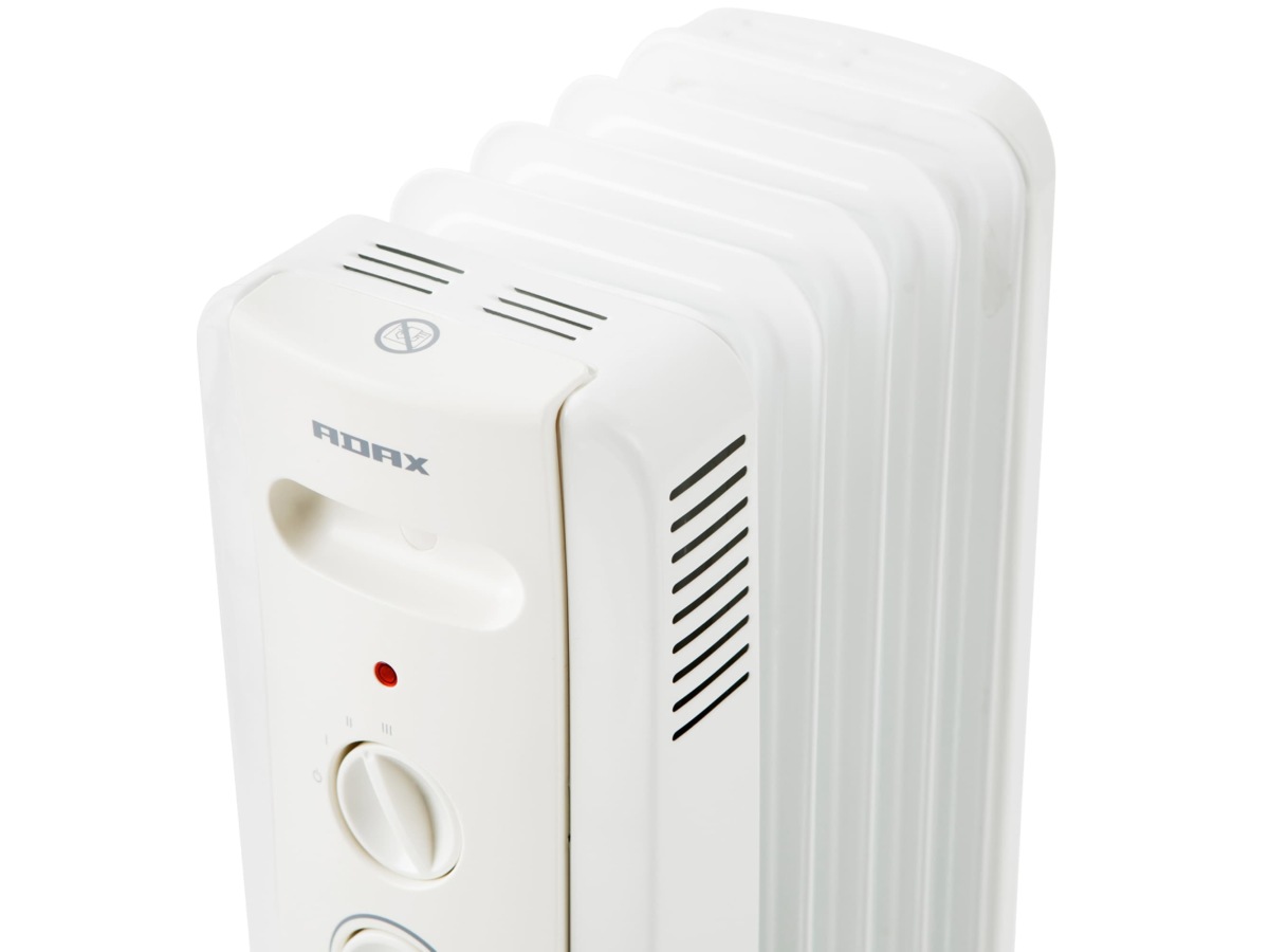 Adax Basic Nova 1000W oljeovn (hvit) Frittstående varmeovner