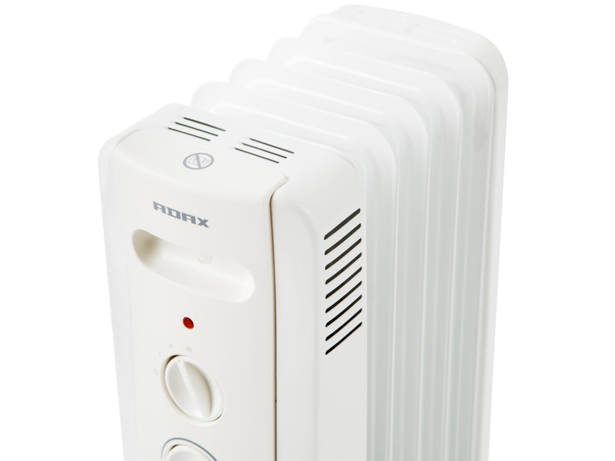 Adax Basic Nova 1500W oljeovn (hvit) Frittstående varmeovner