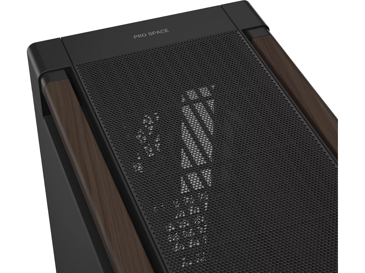 Asus PA602 PROART Walnut Metal PWM Moderne Mid Tower (sort) Midi tower