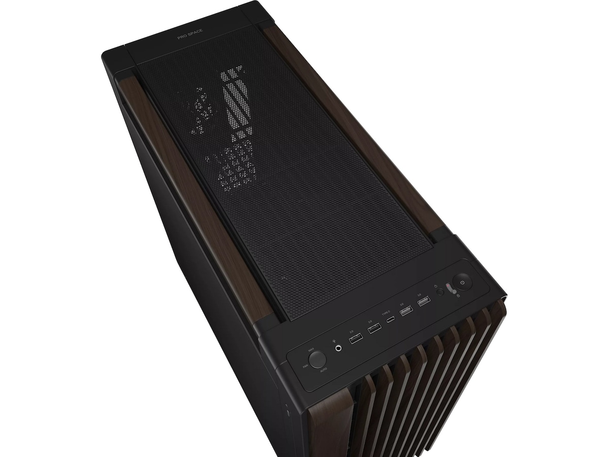 Asus PA602 PROART Walnut Metal PWM Moderne Mid Tower (sort) Midi tower
