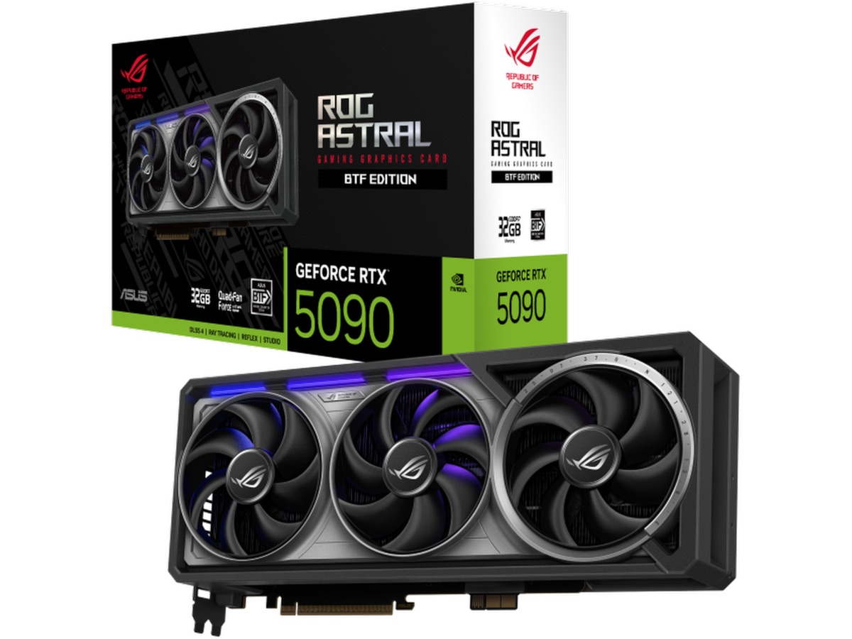 Asus ROG Astral GeForce RTX 5090 BTF Edition Skjermkort
