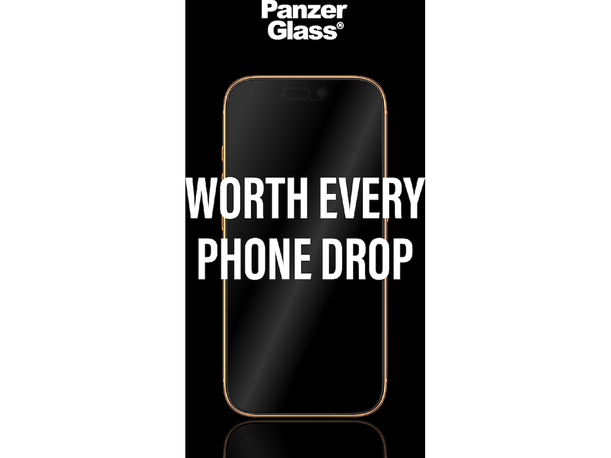 PanzerGlass iPhone 17 / 16 Pro Skjermbeskytter (sort) Skjermbeskyttelse