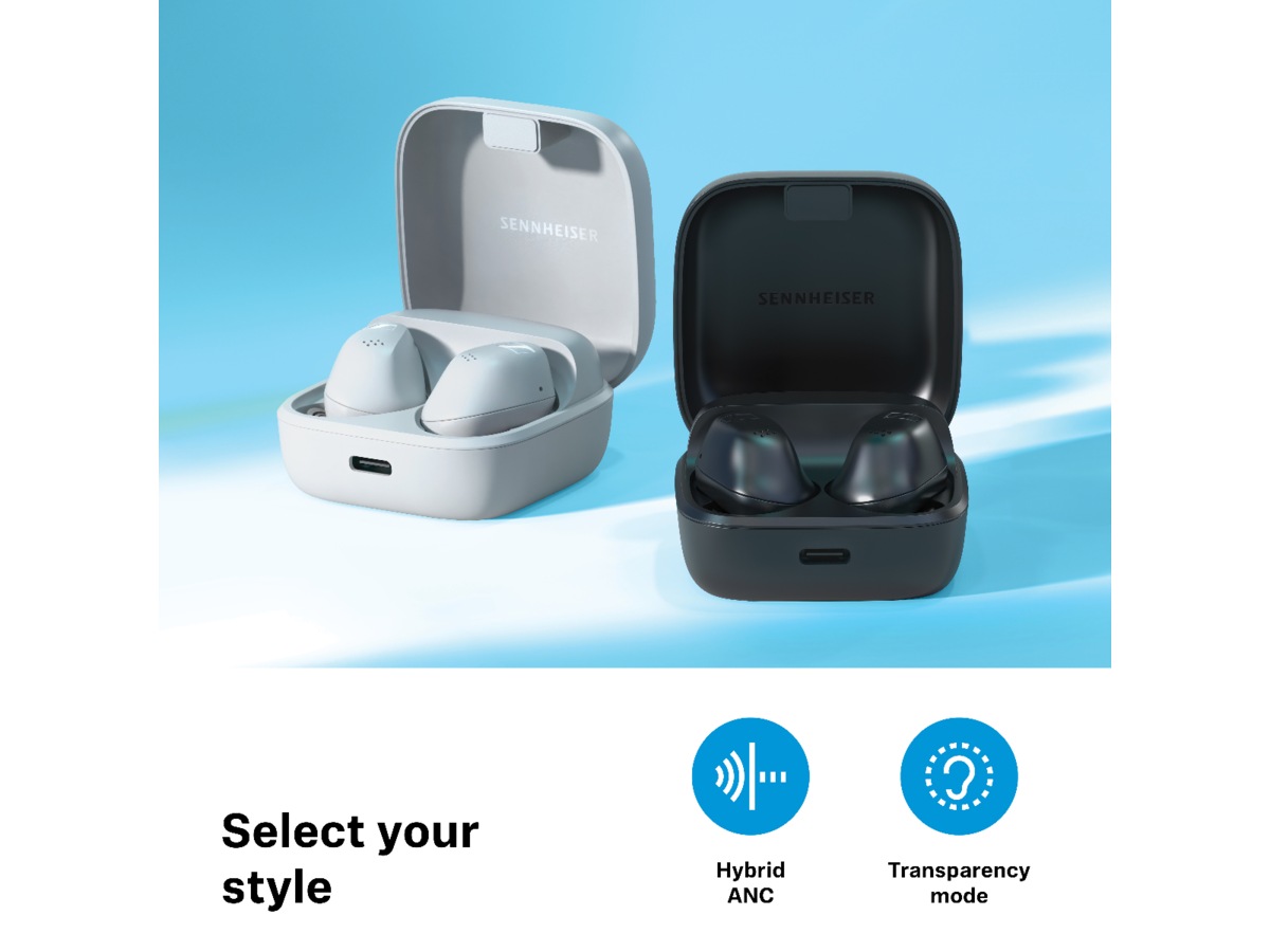 Sennheiser Accentum True Wireless trådløse ørepropper, In-ear (sort) Ørepropper